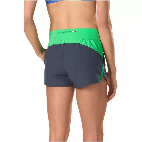 Speedo Womens Shorts Team Warm UpSpeedo Green