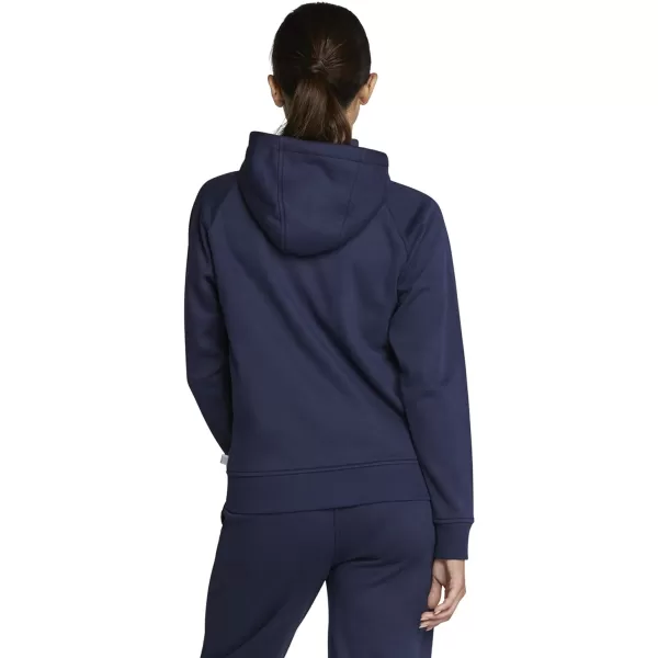 Speedo Womens Sweatshirt Full Zip Hooded Jacket Team Warm UpSpeedo Navy