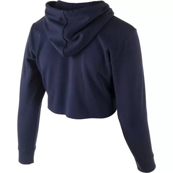 Speedo Womens Sweatshirt Vintage Cropped HoodieSpeedo Navy