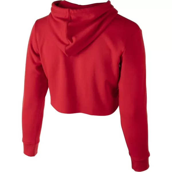 Speedo Womens Sweatshirt Vintage Cropped HoodieSpeedo Red