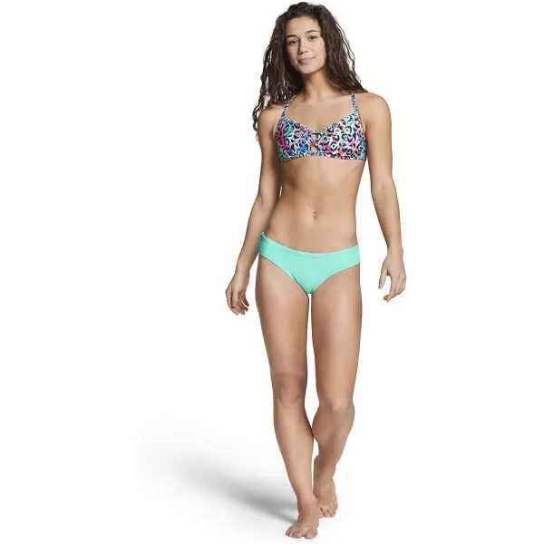 Speedo Womens Swimsuit Bottom Bikini Endurance Cheeky HipsterFresh Blue