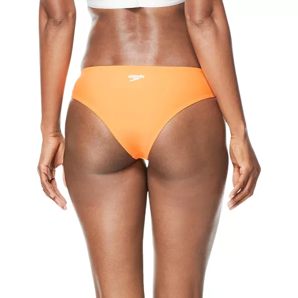Speedo Womens Swimsuit Bottom Bikini Endurance Cheeky HipsterOrange Pop