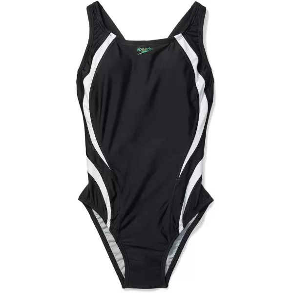 Speedo Womens Swimsuit One Piece Creora Highclo Quantum Splice High Cut SolidFusion Fairy Wren
