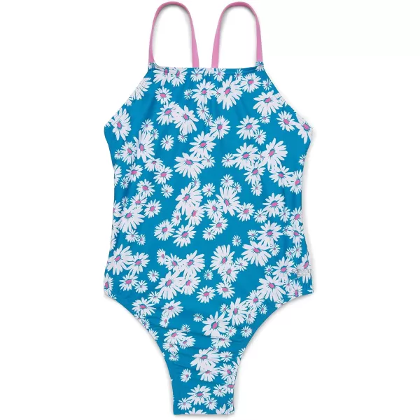 Speedo Womens Swimsuit One Piece Endurance Fixed Back Double StrapBlue Jewel