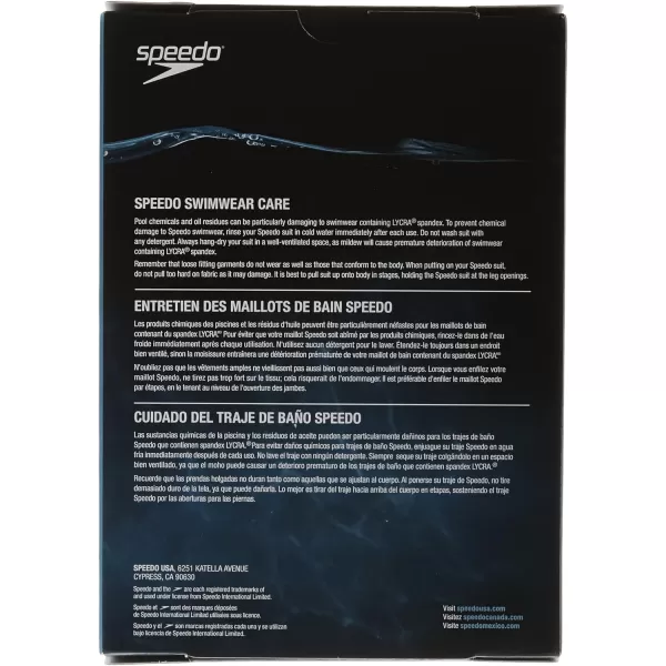 Speedo Womens Swimsuit One Piece Endurance Flyback Solid Adult Team ColorsBlackBlue