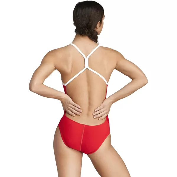 Speedo Womens Swimsuit One Piece Endurance The One Printed Team ColorsCherry