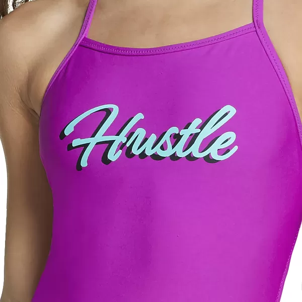 Speedo Womens Swimsuit One Piece Endurance The One Printed Team ColorsMagenta Mania