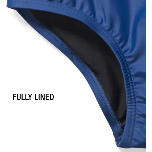 Speedo Womens Swimsuit One Piece Powerflex Ultraback SolidHyper Blue