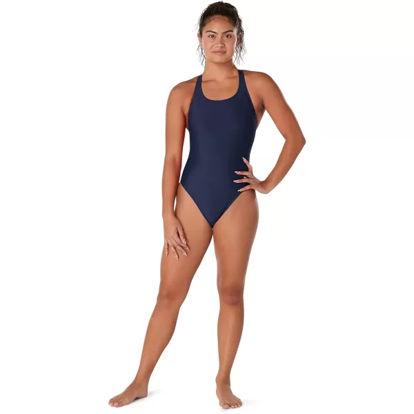 Speedo Womens Swimsuit One Piece Prolt Super Pro Solid AdultEco Team Navy