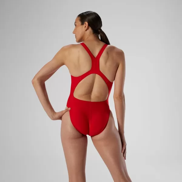 Speedo Womens Swimsuit One Piece Prolt Super Pro Solid AdultEco Team Red