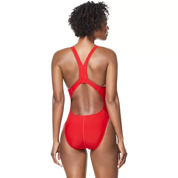 Speedo Womens Swimsuit One Piece Prolt Super Pro Solid AdultSpeedo Red