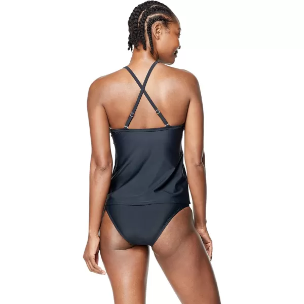 Speedo Womens Swimsuit Top Tankini Adjustable High NeckSpeedo Black