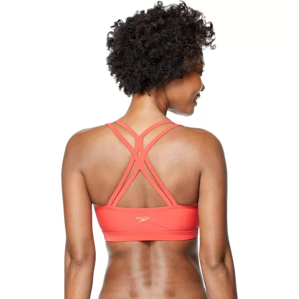 Speedo Womens Swimsuit Triangle Bikini TopBittersweet