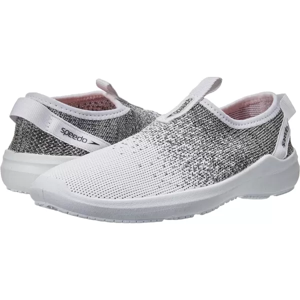 Speedo Womens Water Shoe Surfknit ProWhiteGreyBlack