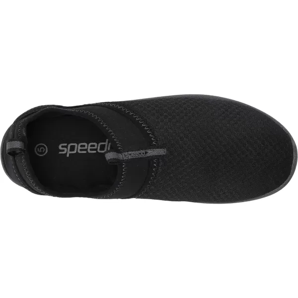 Speedo boys Unisexkid Water Shoe Tidal Cruiser ToddlerBlackDark Gull Grey