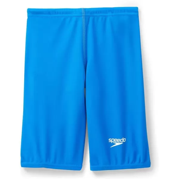 Speedo Boys Swimsuit Jammer Begin to Swim SolidElectric Blue Lemonade