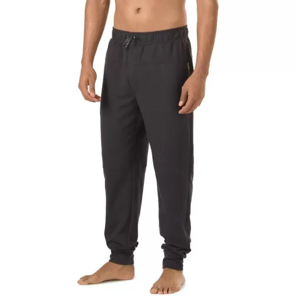 Speedo Mens Jogger Pants Relaxed Fit Team Warm UpBlack Heather