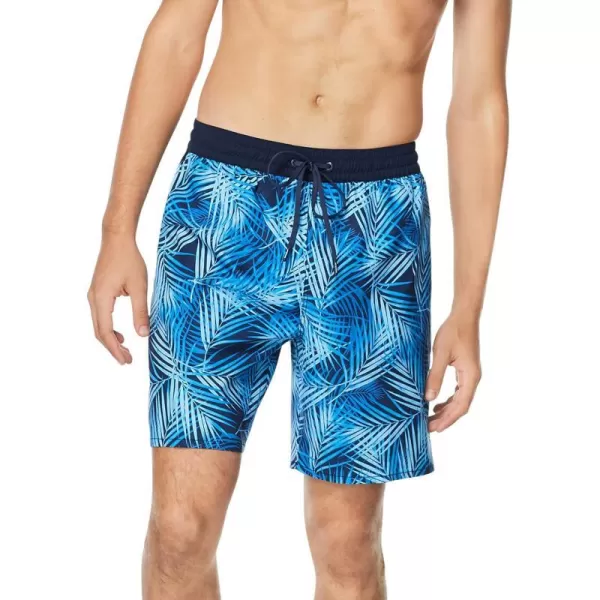 Speedo Mens Swim Trunk Mid Length SeasideThrowing Shade Speedo Blue