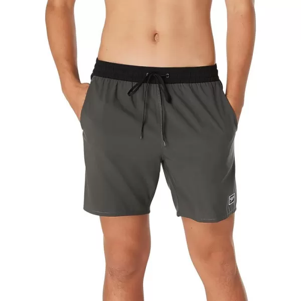 Speedo Mens Swim Trunk Mid Length SeasideVolcanic Ash