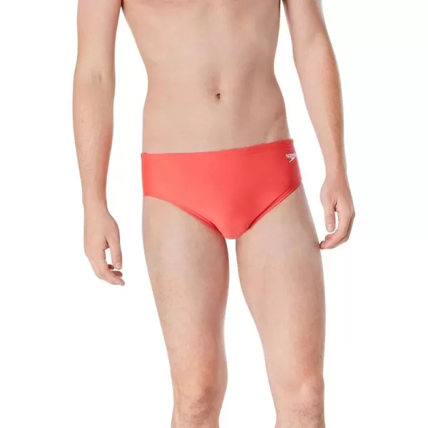 Speedo Mens Swimsuit Brief Endurance The OneFiery Coral