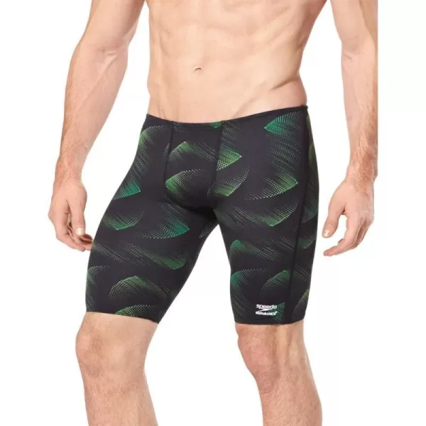 Speedo Mens Swimsuit Jammer Endurance Beta Blade Team ColorsSpeedo Green