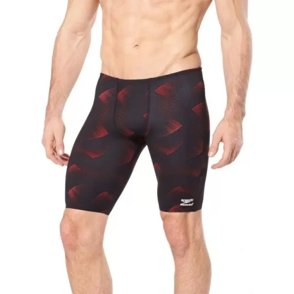 Speedo Mens Swimsuit Jammer Endurance Beta Blade Team ColorsSpeedo Red