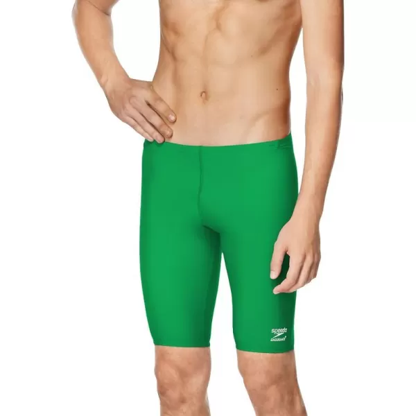 Speedo Mens Swimsuit Jammer Endurance Solid USA AdultTeam Bright Green