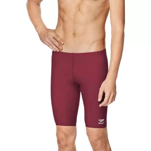 Speedo Mens Swimsuit Jammer Endurance Solid USA AdultTeam Maroon