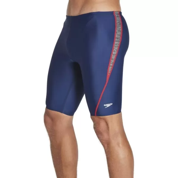 Speedo Mens Swimsuit Jammer ProLT Relaunch SpliceRedWhiteBlue