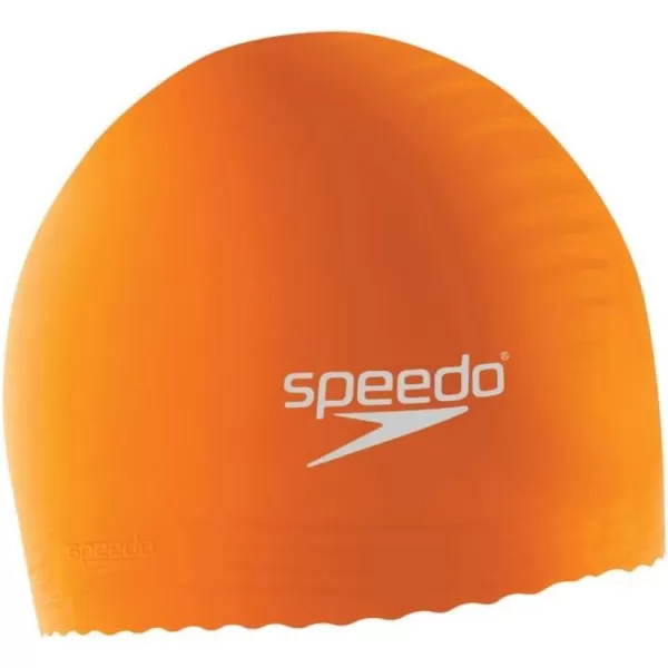 Speedo Solid Latex Swim CapDaGlo Orange