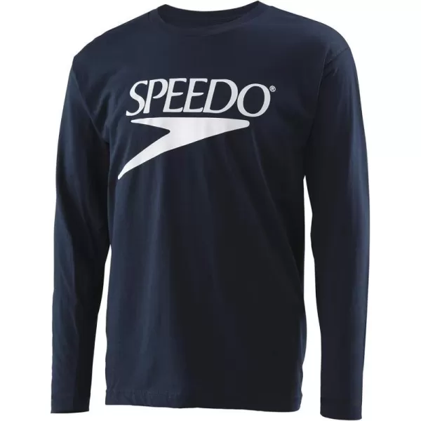 Speedo TShirt Long Sleeve Crew Neck VintageNew Speedo Navy