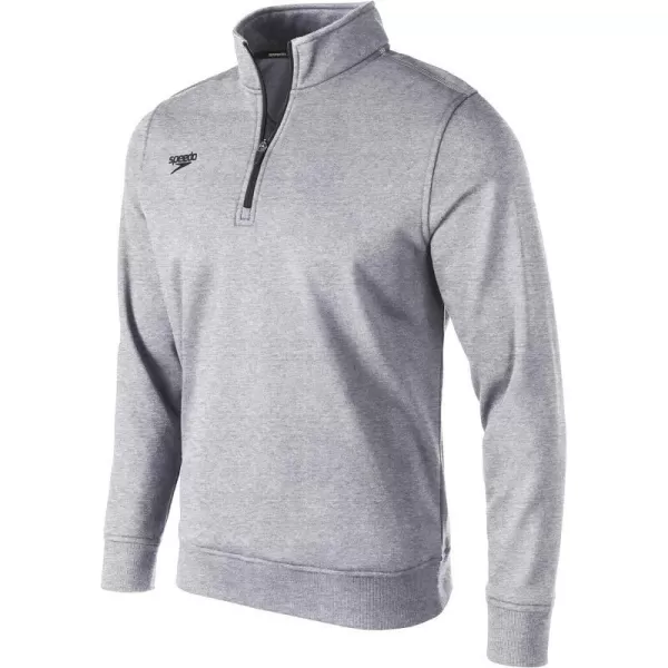 Speedo UnisexAdult Sweatshirt Quarter Zip Pull Over Team Warm UpMedium Heather