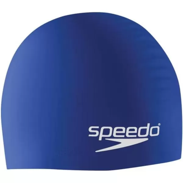 Speedo UnisexYouth Swim Cap Silicone JuniorRoyal Blue