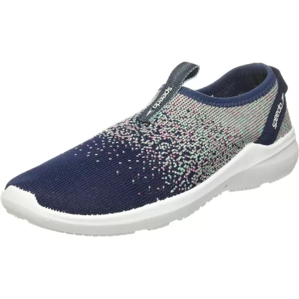 Speedo Womens Water Shoe Surfknit ProNavyAquaPink