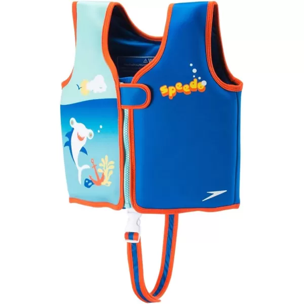 Speedo Kids Begin to Swim Flotation Classic Life Vest UPF 50LimeOrange