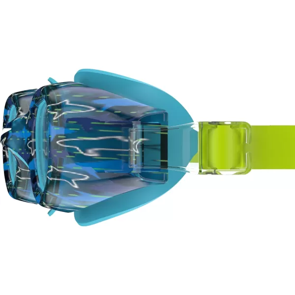 Speedo Kids Swim Goggles Hydrospex Ages 614Bachelor Button SharksClear