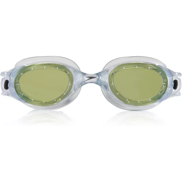 Speedo Kids Swim Goggles Hydrospex Bungee Junior Ages 614ClearEmerald