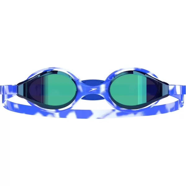 Speedo Kids Swim Goggles Junior Hyper Flyer Ages 614Cobalt BlueBaja BlueIrisEmerald Mirrored