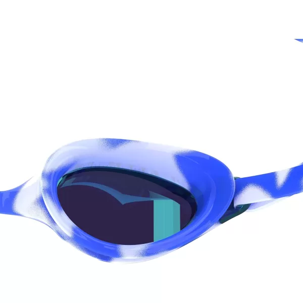 Speedo Kids Swim Goggles Junior Hyper Flyer Ages 614Cobalt BlueBaja BlueIrisEmerald Mirrored