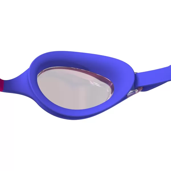 Speedo Kids Swim Goggles Junior Hyper Flyer Ages 614Electric PinkClearPunch Ltd Mirrored