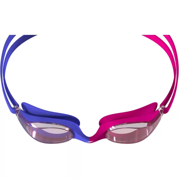 Speedo Kids Swim Goggles Junior Hyper Flyer Ages 614Electric PinkClearPunch Ltd Mirrored