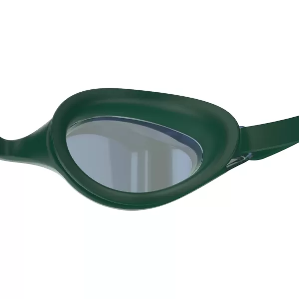 Speedo Kids Swim Goggles Junior Hyper Flyer Ages 614Tlat Dark Green SteelIrismirror
