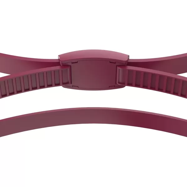 Speedo Kids Swim Goggles Junior Hyper Flyer Ages 614Tlat Dark Maroon SteelCrimsonm
