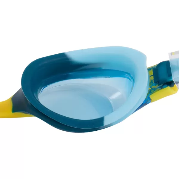 Speedo Kids Swim Goggles Skoogle Ages 38Enamel Bl Yel Tie Dye