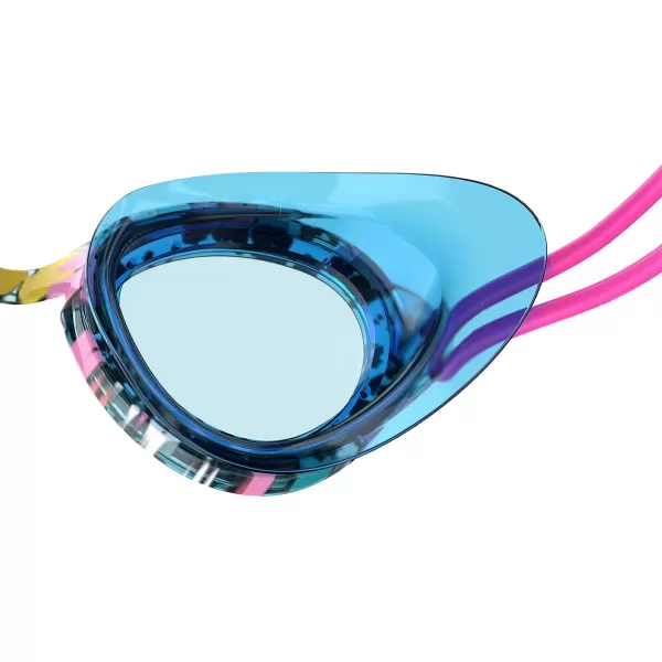 Speedo Kids Swim Goggles Sunny G Ages 38Bachelor Button Multi DitsyCeleste