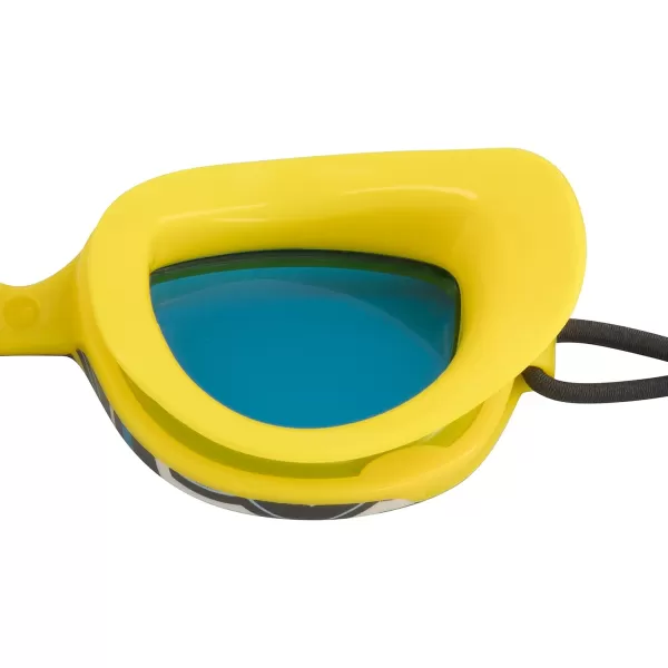 Speedo Kids Swim Goggles Sunny G Ages 38Blazing YellowCobalt