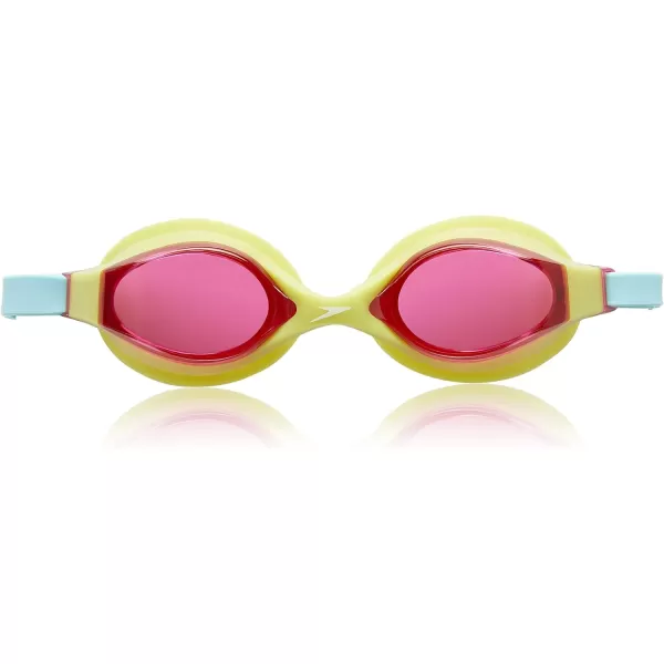 Speedo Kids Swim Goggles Super Flyer Ages 38Lime PunchPunch