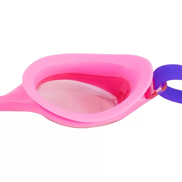 Speedo Kids Swim Goggles Super Flyer Ages 38Sugar PlumVermillion