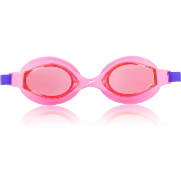 Speedo Kids Swim Goggles Super Flyer Ages 38Sugar PlumVermillion