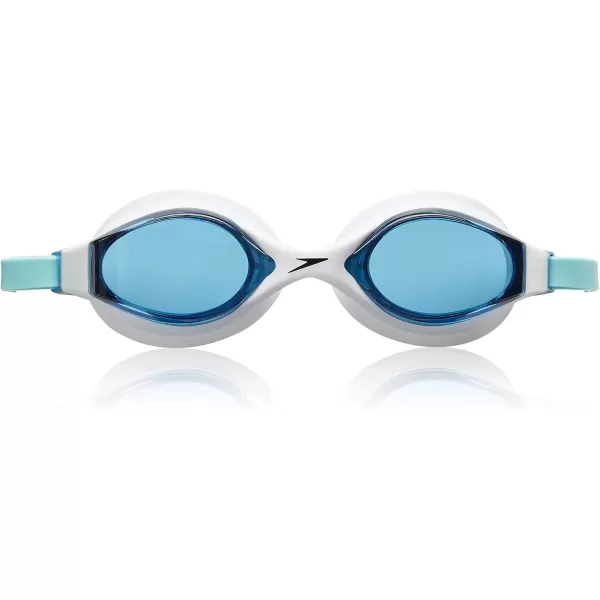 Speedo Kids Swim Goggles Super Flyer Ages 38WhiteCobalt